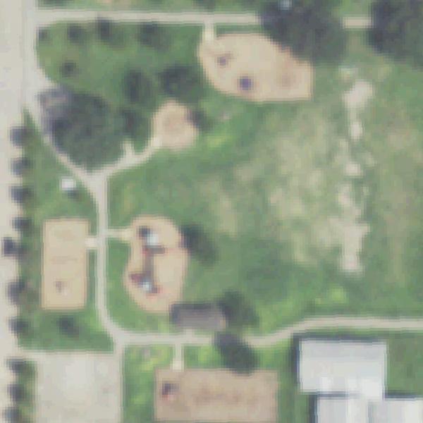 Aerial photo of Sneed Spark Park