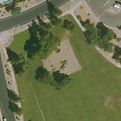Aerial view of Sonoma Ranch Park