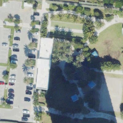 Aerial view of South City Beach Park