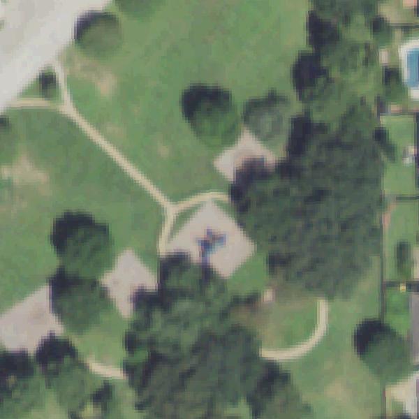 Aerial photo of South Down Park