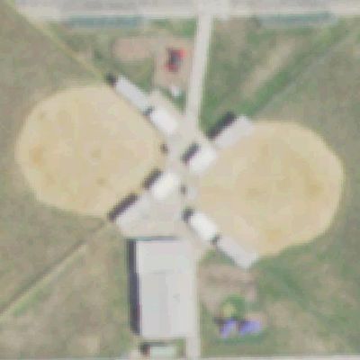 Aerial photo of South Houston Girls Softball