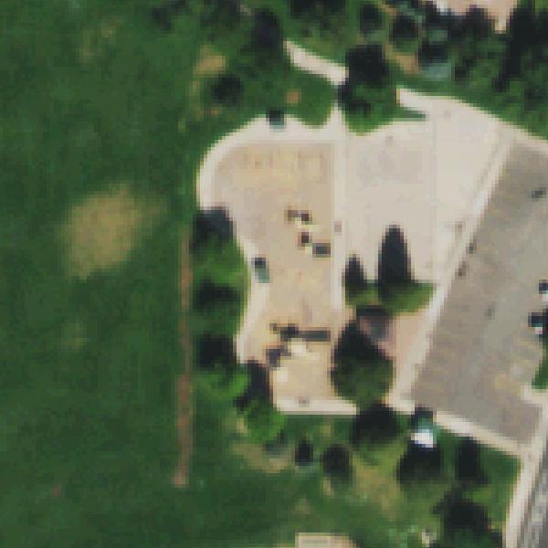 Aerial photo of Southbridge Park