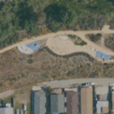 Aerial view of Southcrest Trails Park