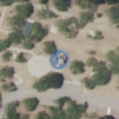 Aerial photo of Southside Lions Park Pavilion 4