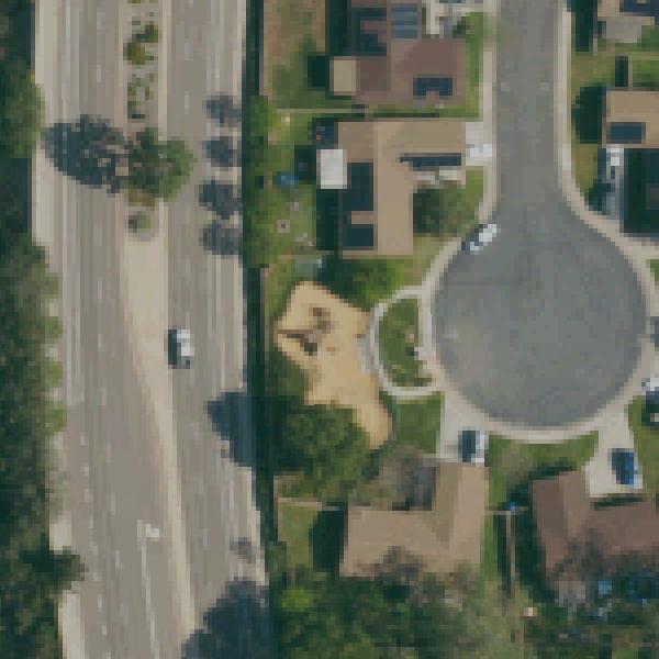 Aerial view of Spearfish Lane Playground