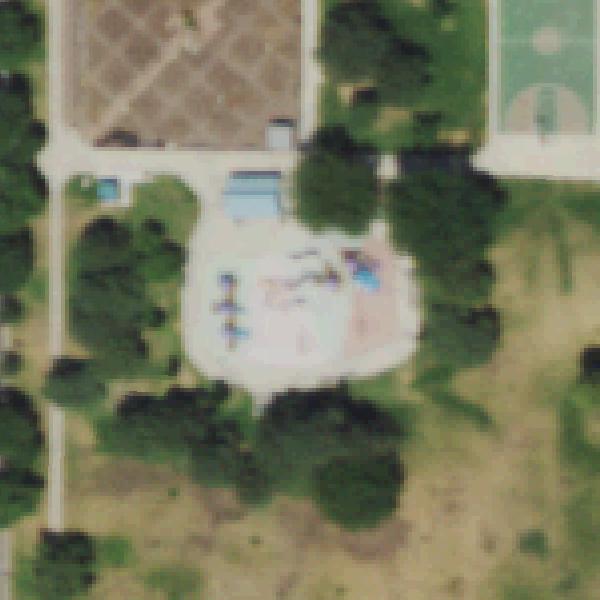 Aerial photo of Spencer Garrett Park