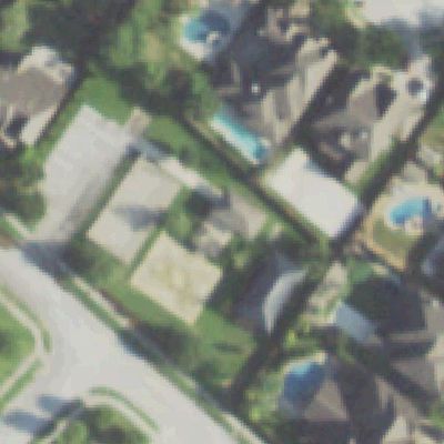 Aerial view of Splash Pad