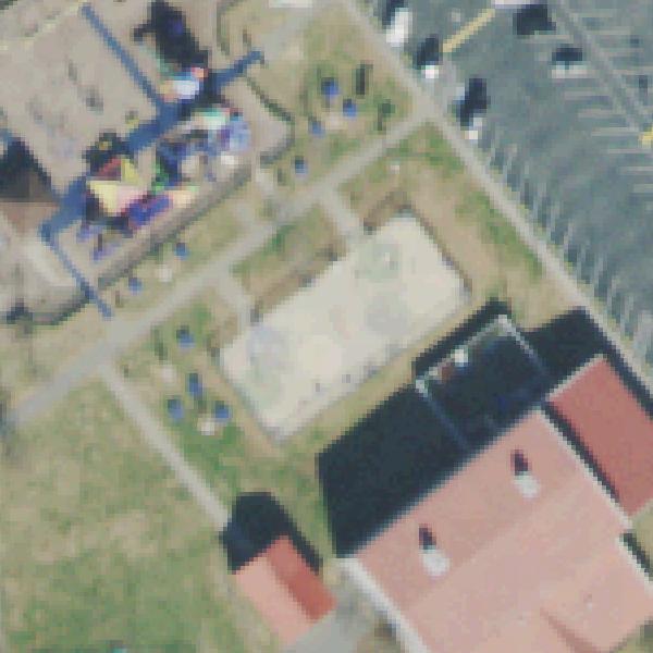 Aerial photo of Splash Pad