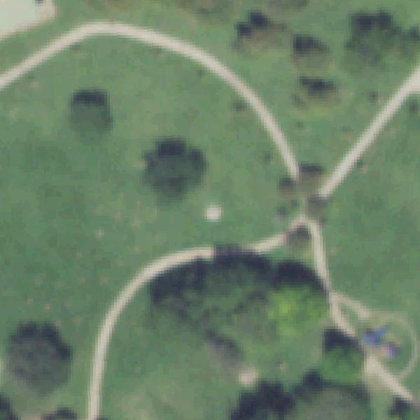 Aerial photo of Spotts Park