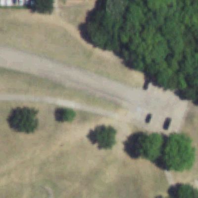 Aerial view of Spring Creek Greenbelt - Fred E. Harris Section