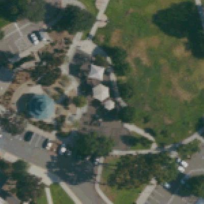 Aerial view of Spring Valley County Park playground