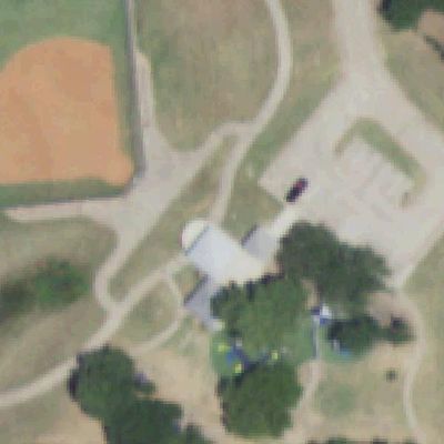 Aerial photo of Springfield Park