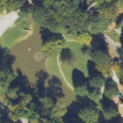 Aerial view of Springvale Park