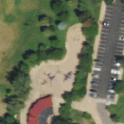 Aerial photo of Squires Park
