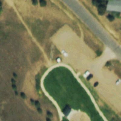 Aerial photo of Stagecoach Park