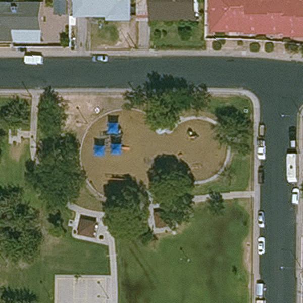 Aerial view of Stapley Park