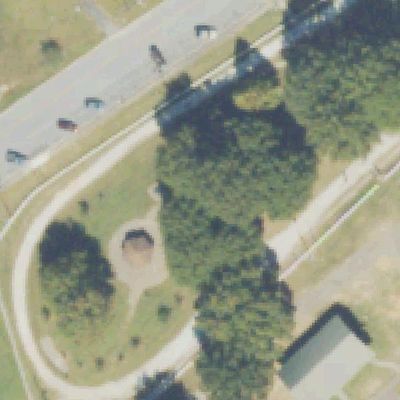 Aerial view of Starr Park