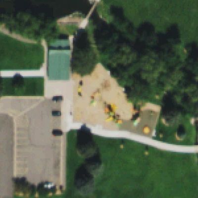 Aerial photo of Sterne Park