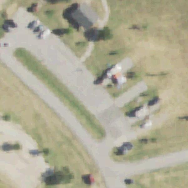Aerial view of Stewart Creek Park and Campground