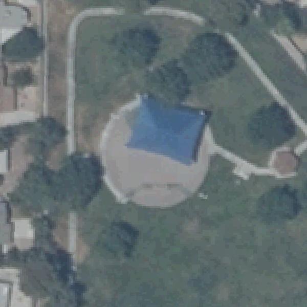 Aerial photo of Stewart Place Park