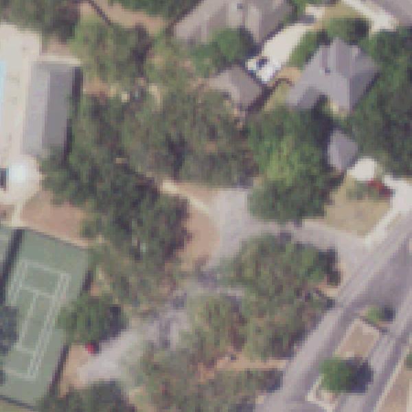 Aerial photo of Stonegate Hill Park- gated community park