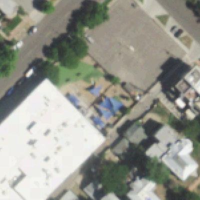 Aerial photo of Stout Street Childrens' Park