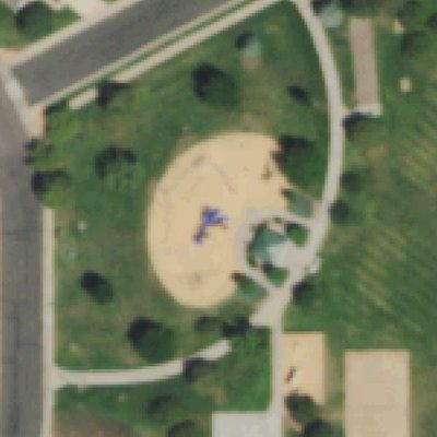 Aerial photo of Stratford Lakes Park