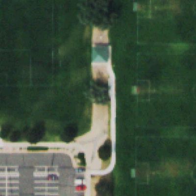 Aerial photo of Stroh Ranch Soccer Fields