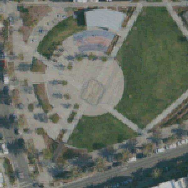 Aerial view of Stylus Park