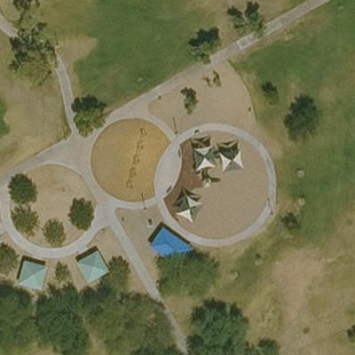 Aerial view of Sueno Park