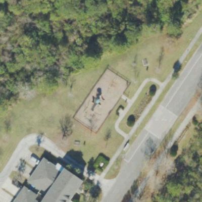 Aerial view of Summerport Playground