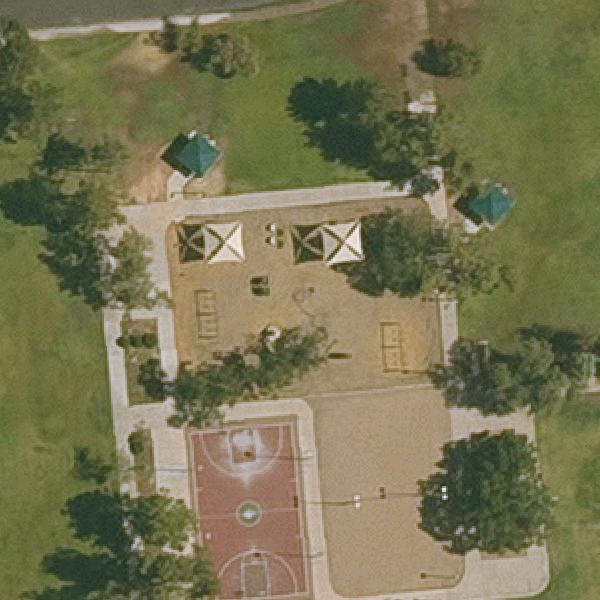 Aerial view of Sunburst Paradise Park