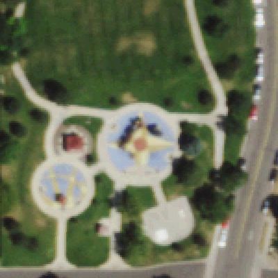 Aerial photo of Sunburst Park