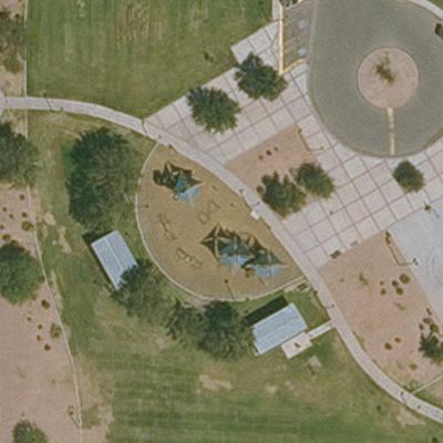 Aerial view of Sunridge Park