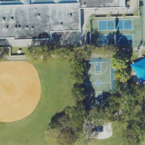Aerial view of Sunset Park