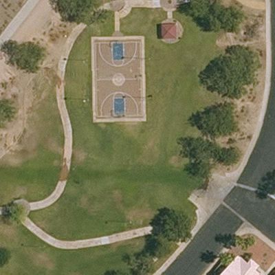 Aerial view of Sunset Vista Park