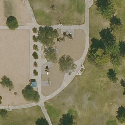 Aerial view of Surrey Park