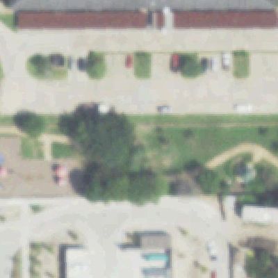 Aerial photo of Susan C. Kellner Pocket Park