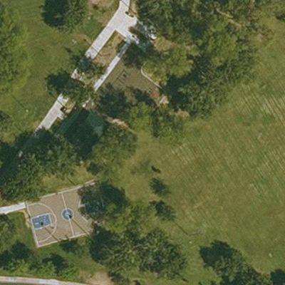 Aerial view of Svob Park