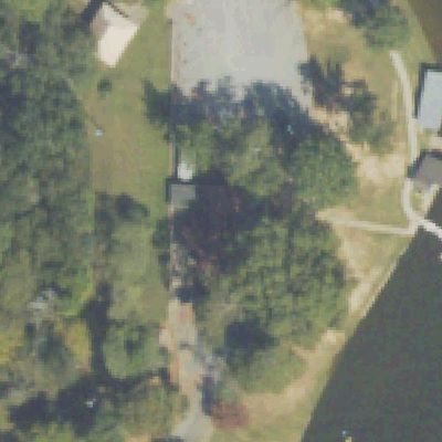 Aerial view of Sweetwater Creek State Park Bait Shop