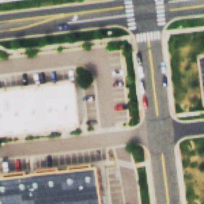 Aerial photo of Swim class