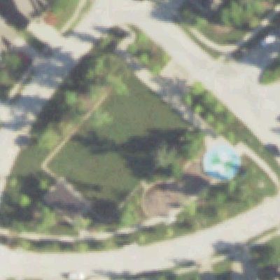Aerial photo of Sycamore Heights Park