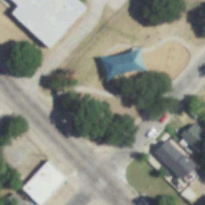 Aerial view of T.G. Terry Park