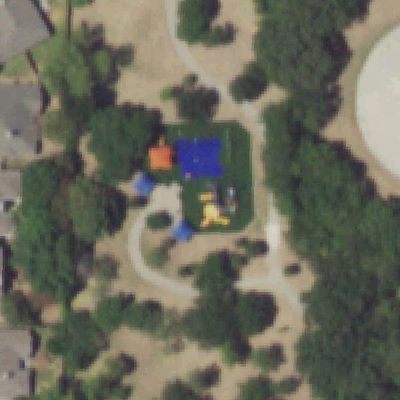 Aerial view of Tealwood Oaks Park