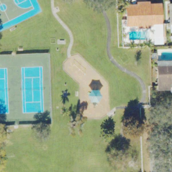 Aerial view of Ted Ferone Park