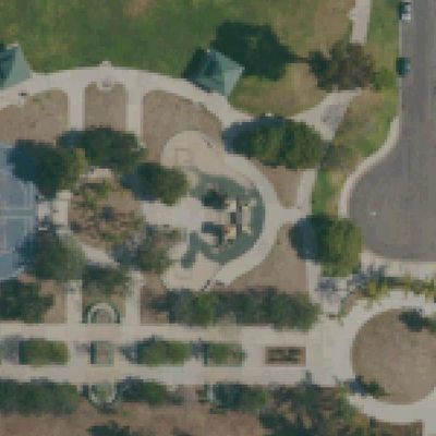 Aerial view of Teralta Park