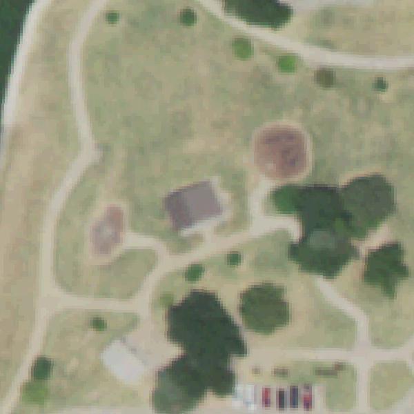 Aerial view of Terry Park