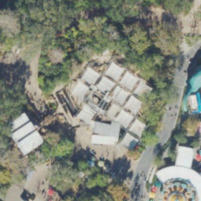 Aerial photo of The Boneyard