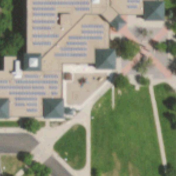 Aerial photo of The Green at 38th