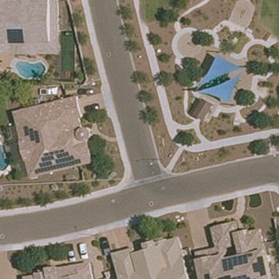 Aerial view of The Meadows at Camino á Lago HOA Park